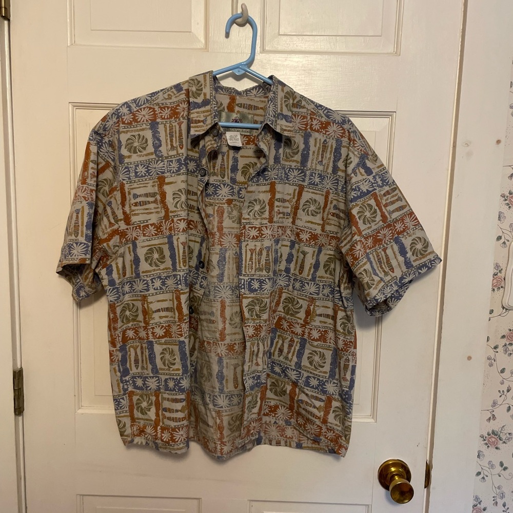 The Territory Ahead Short Sleeve Button-Down Shirt - Beige, Blue, Brown, Olive